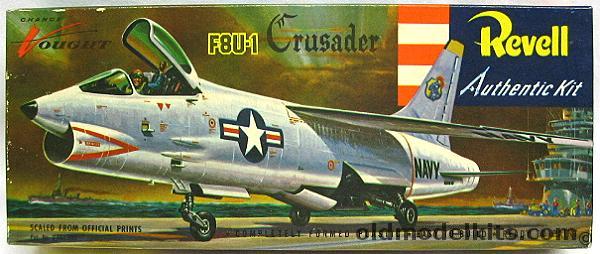 Revell 1/67 F8U-1 Crusader - 'S' Issue - (F8U1), H250-89 plastic model kit